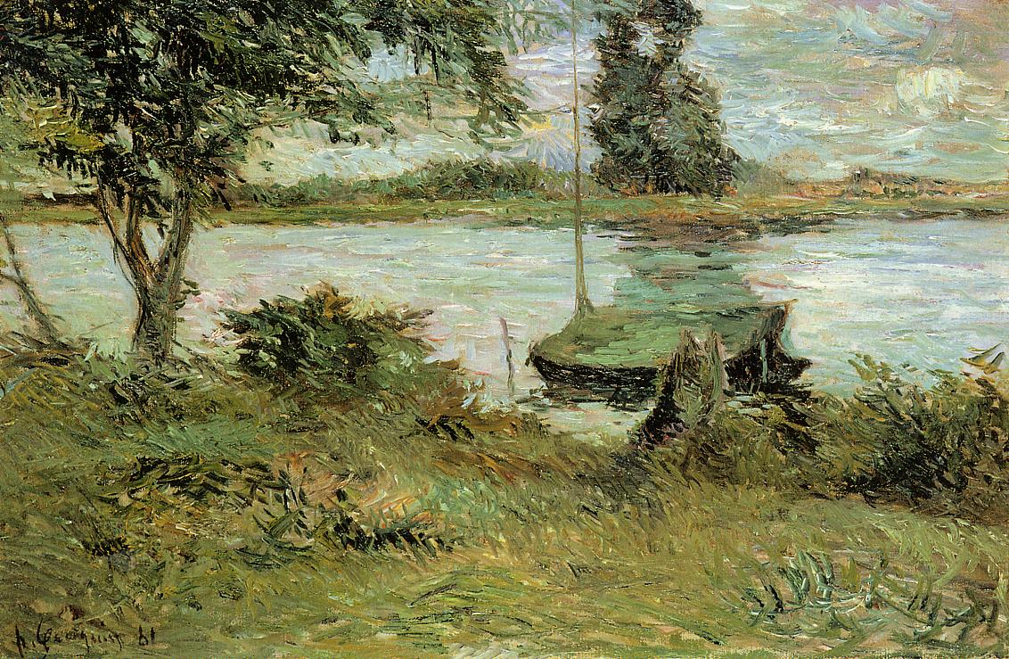 Gauguin Banks of the Oise - Paul Gauguin Painting